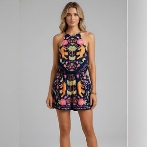 Boho Halter Top And Short Set